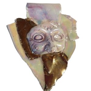 Vintage 80's Lacombe masquerade pendant